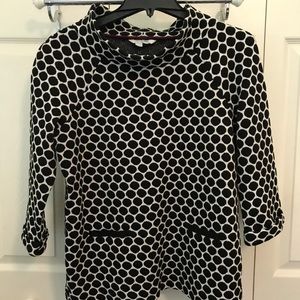 Boden vintage inspired top collar polka dot 10